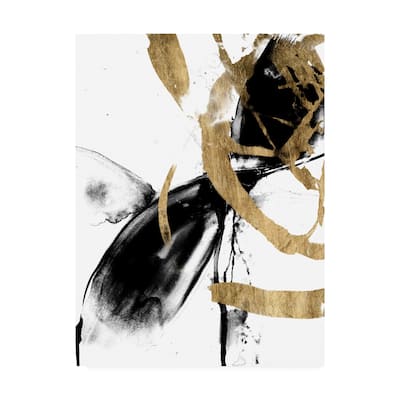 Jennifer Goldberger 'Sliced Vortex I' Canvas Art