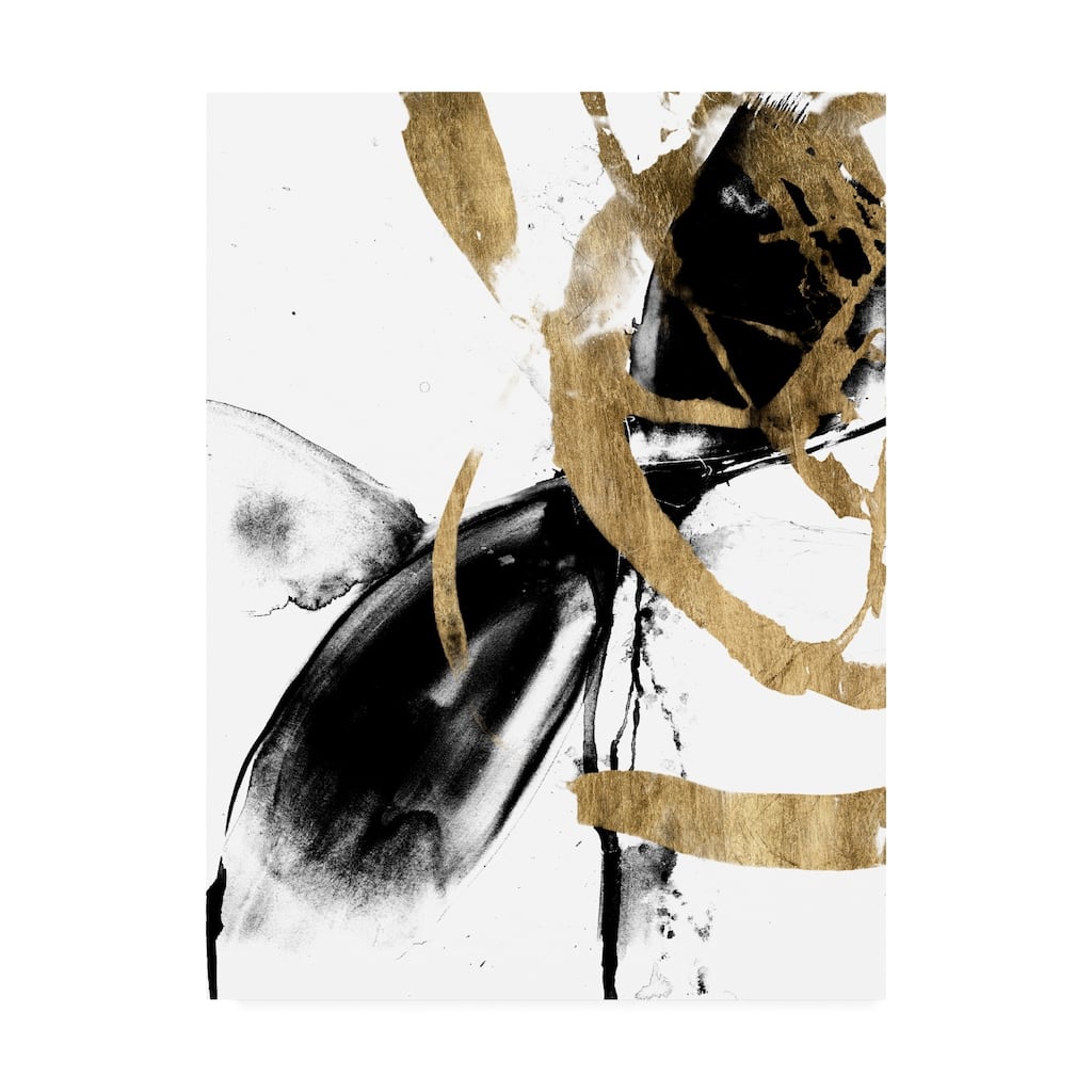 Jennifer Goldberger 'Sliced Vortex I' Canvas Art