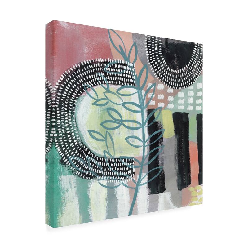 Chariklia Zarris 'Ticker Tape II' Canvas Art Bed Bath & Beyond 27191482