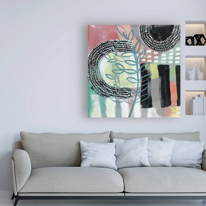 Chariklia Zarris 'Ticker Tape II' Canvas Art Bed Bath & Beyond 27191482