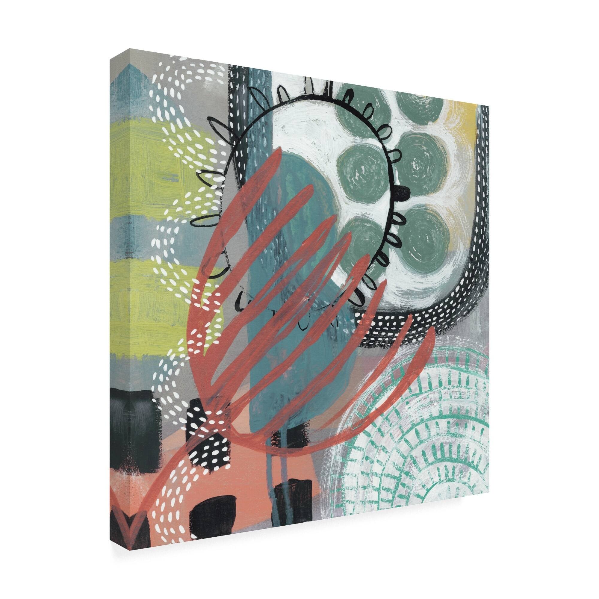 Chariklia Zarris 'Ticker Tape IV' Canvas Art Bed Bath & Beyond 27191543