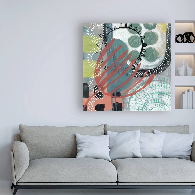 Chariklia Zarris 'Ticker Tape IV' Canvas Art Bed Bath & Beyond 27191543