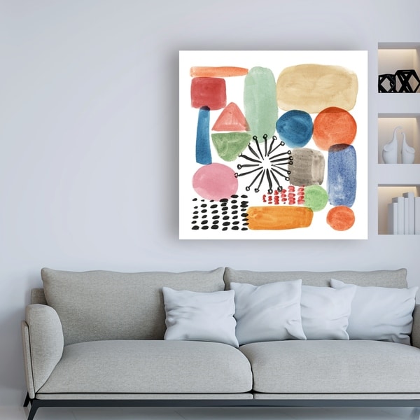 Melissa Wang u0027Color Code IVu0027 Canvas Art