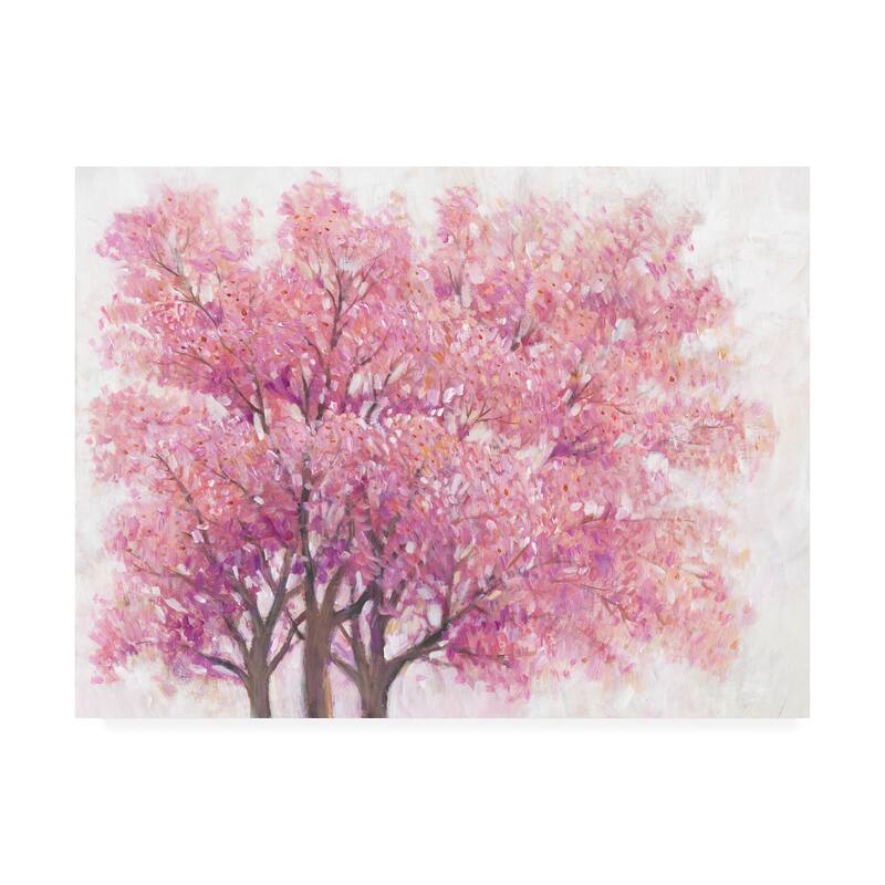 Tim Otoole 'pink Cherry Blossom Tree I' Canvas Art - Bed Bath & Beyond 