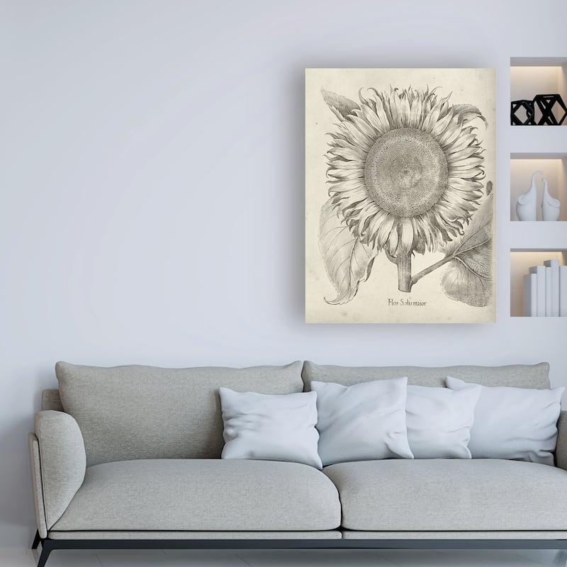 Vision Studio 'Fresco Sunflower I' Canvas Art