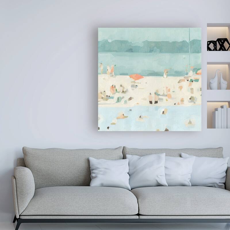 Emma Scarvey 'Sea Glass Sandbar II' Canvas Art