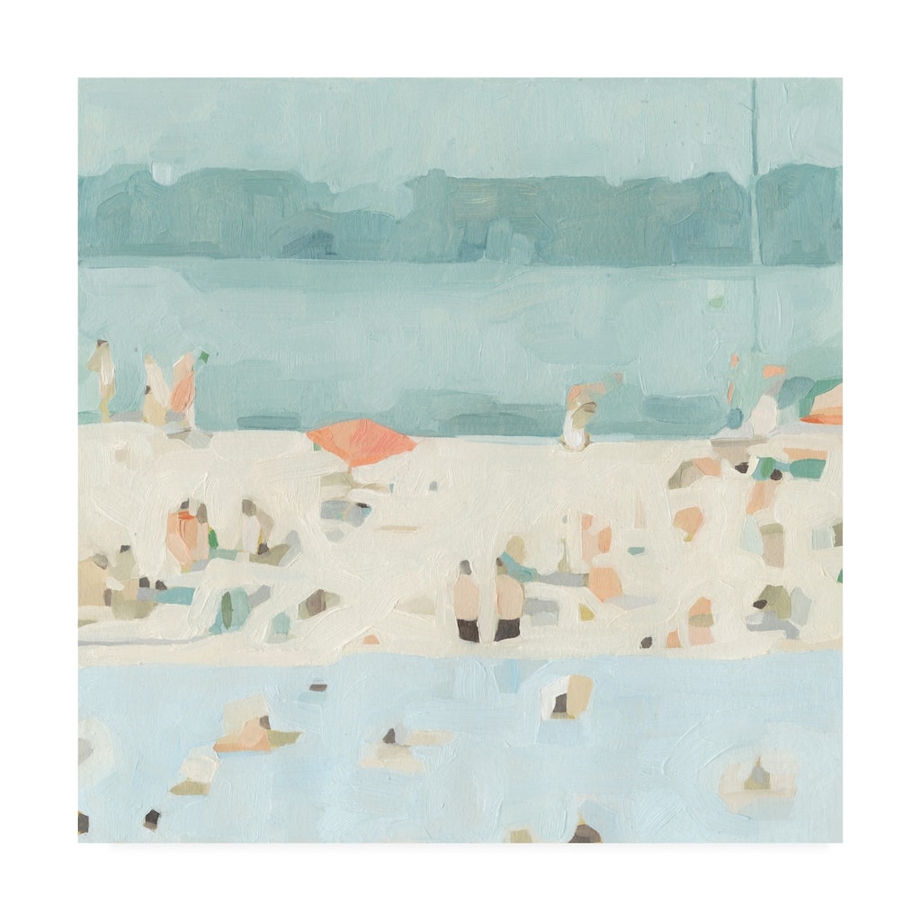 Emma Scarvey 'Sea Glass Sandbar II' Canvas Art