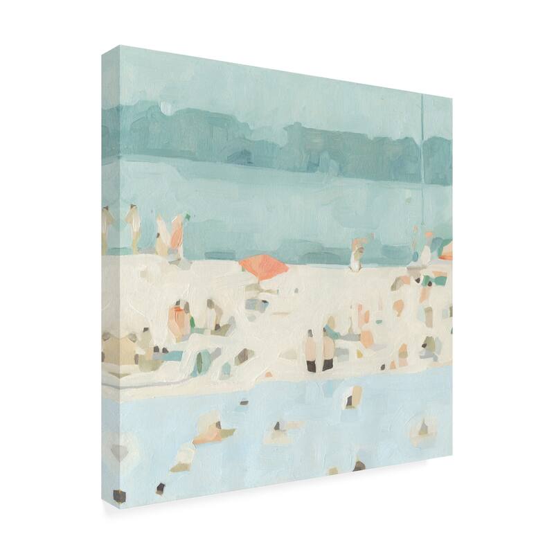 Emma Scarvey 'Sea Glass Sandbar II' Canvas Art