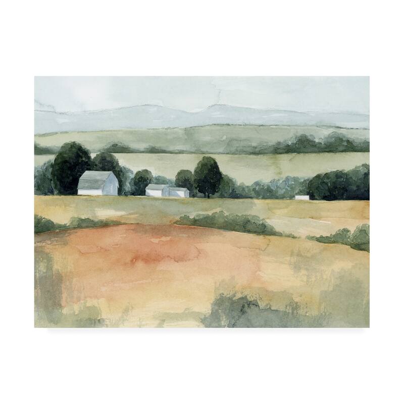 Grace Popp 'Family Farm I' Canvas Art