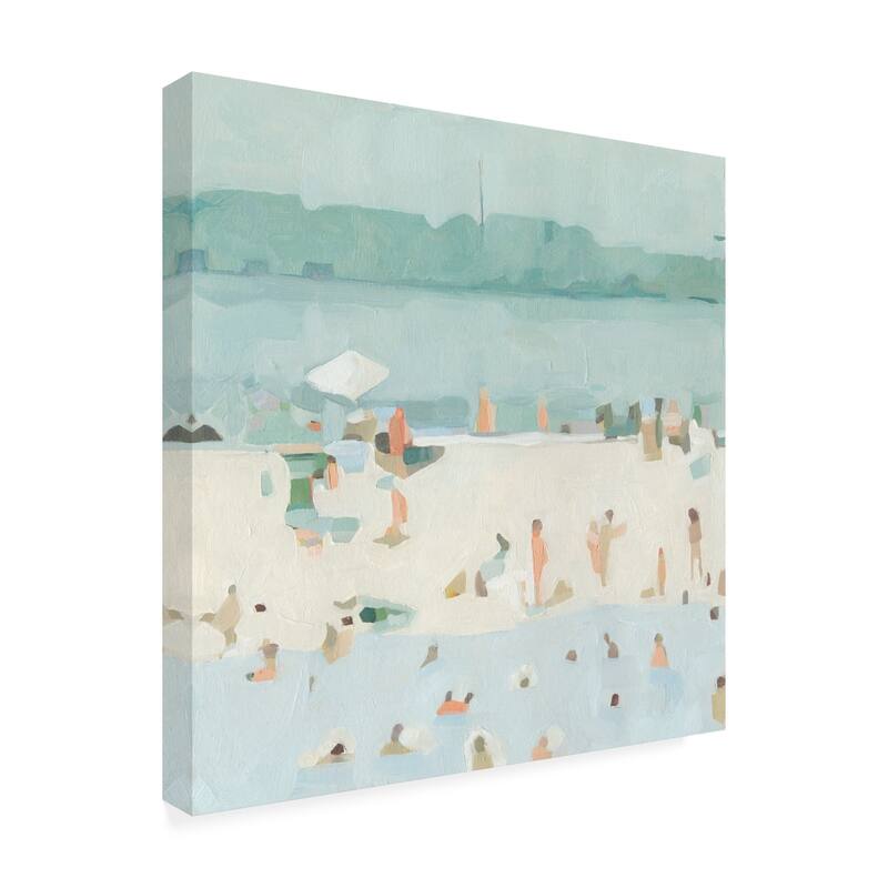 Emma Scarvey 'Sea Glass Sandbar I' Canvas Art