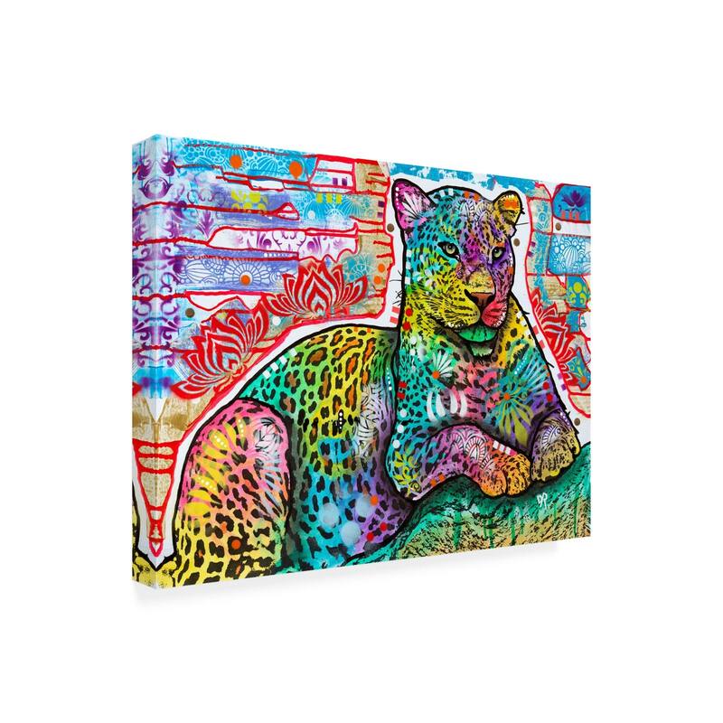 Dean Russo 'Electric Leopard' Canvas Art
