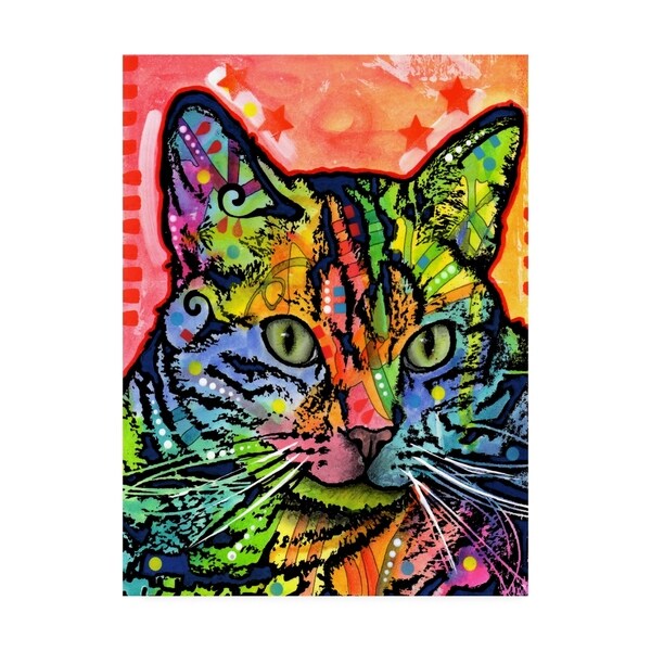 Dean Russo 'Cat Abstract Color' Canvas Art - Overstock - 27192910