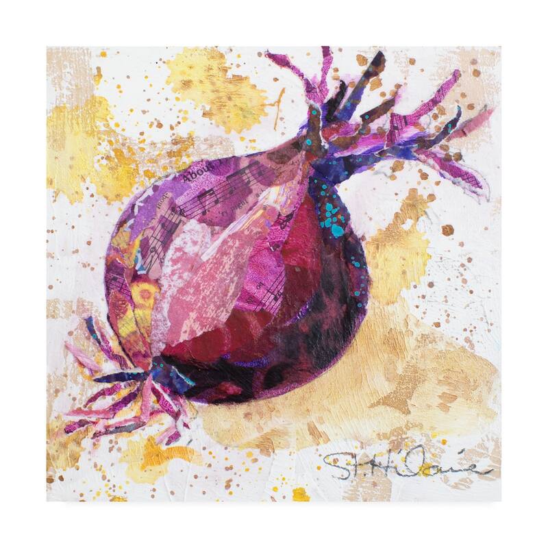 Elizabeth St. Hilaire 'Veggie Splash II' Canvas Art Bed Bath & Beyond