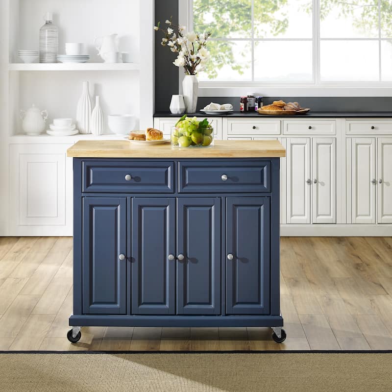 Crosley Madison Kitchen Cart - 42 "W x	18 "D x 36.63 "H