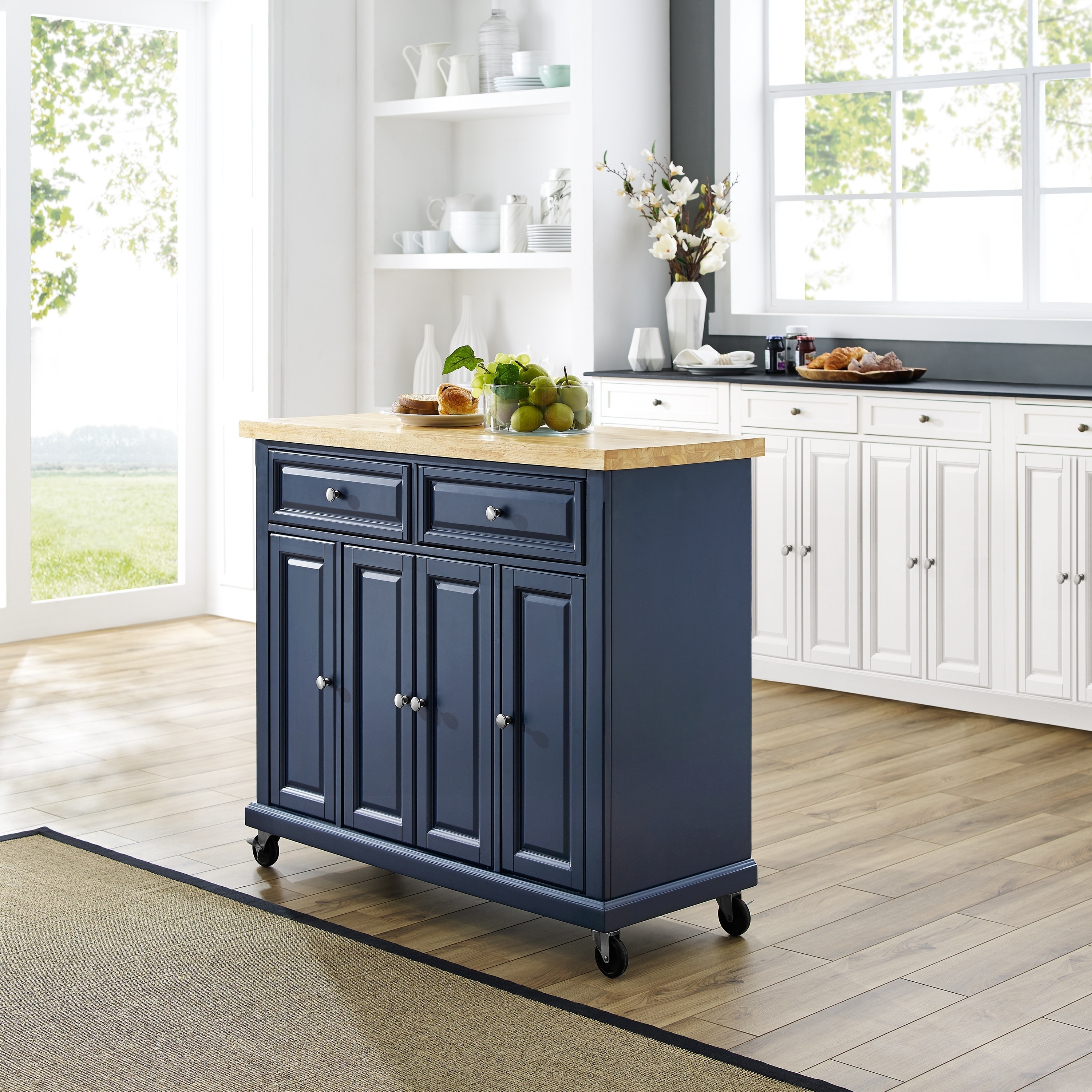 Crosley Madison Kitchen Cart - 42 "W x	18 "D x 36.63 "H