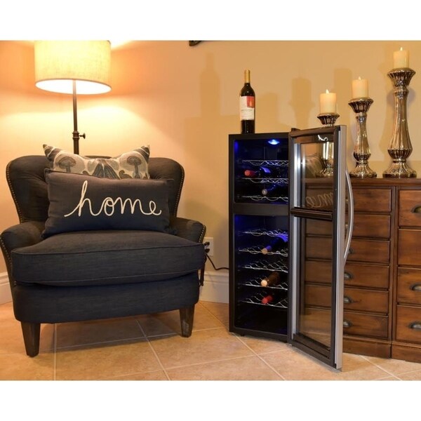 Avalon Bay AB-WINE27DS 27 Bottle Dual Zone Wine Cooler - Bed Bath