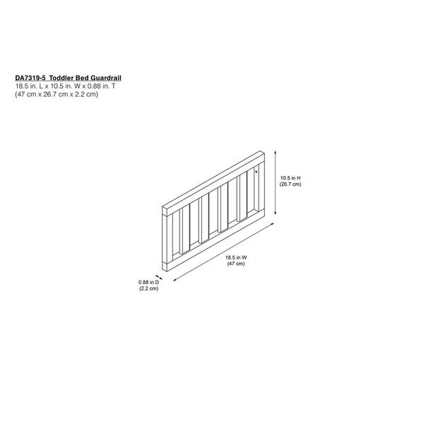 dimension image slide 0 of 3, Avenue Greene Jordan Toddler Guardrail