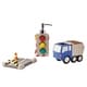 preview thumbnail 3 of 2, Dream Factory Trains and Trucks 3 Piece Bath Accessories Set - Grey