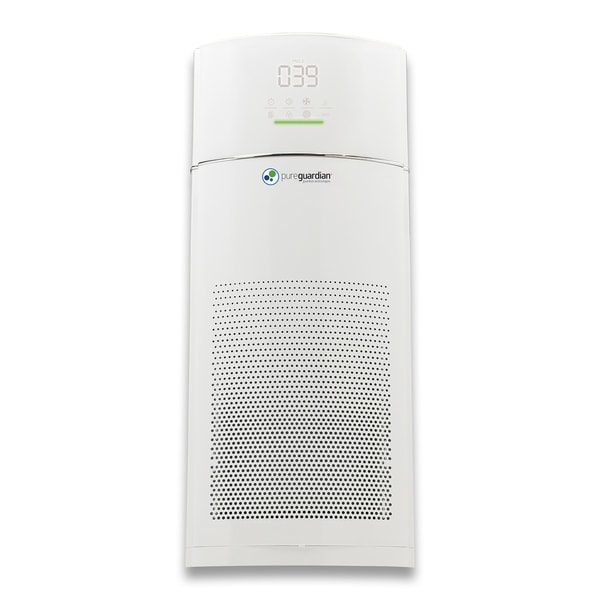 Air Purifier console with HEPA filter with Air Quality Sensor On