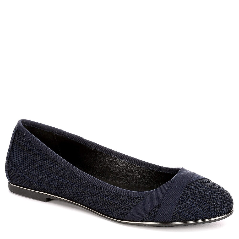 navy blue flat shoes ladies