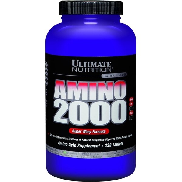 Shop Ultimate Nutrition Amino 2000 Super Whey Formula Protein and BCAA Supplement - On
