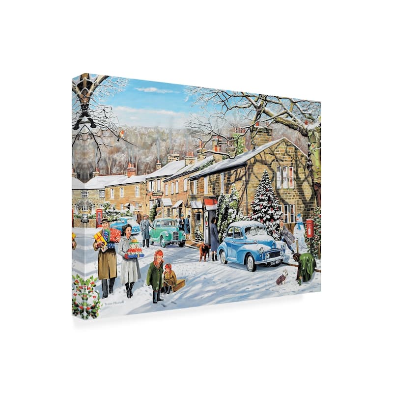 Trevor Mitchell 'Home For Christmas' Canvas Art