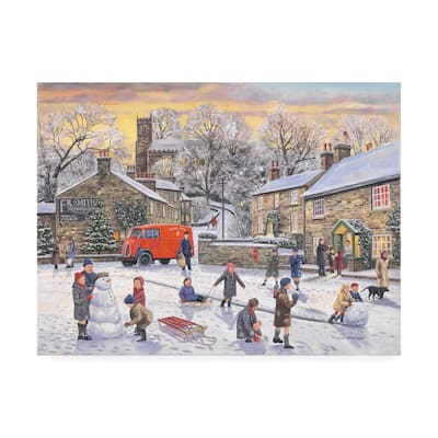 Trevor Mitchell 'Christmas Holidays' Canvas Art