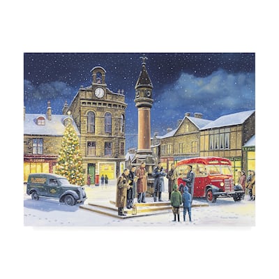 Trevor Mitchell 'The Bells Of Christmas' Canvas A