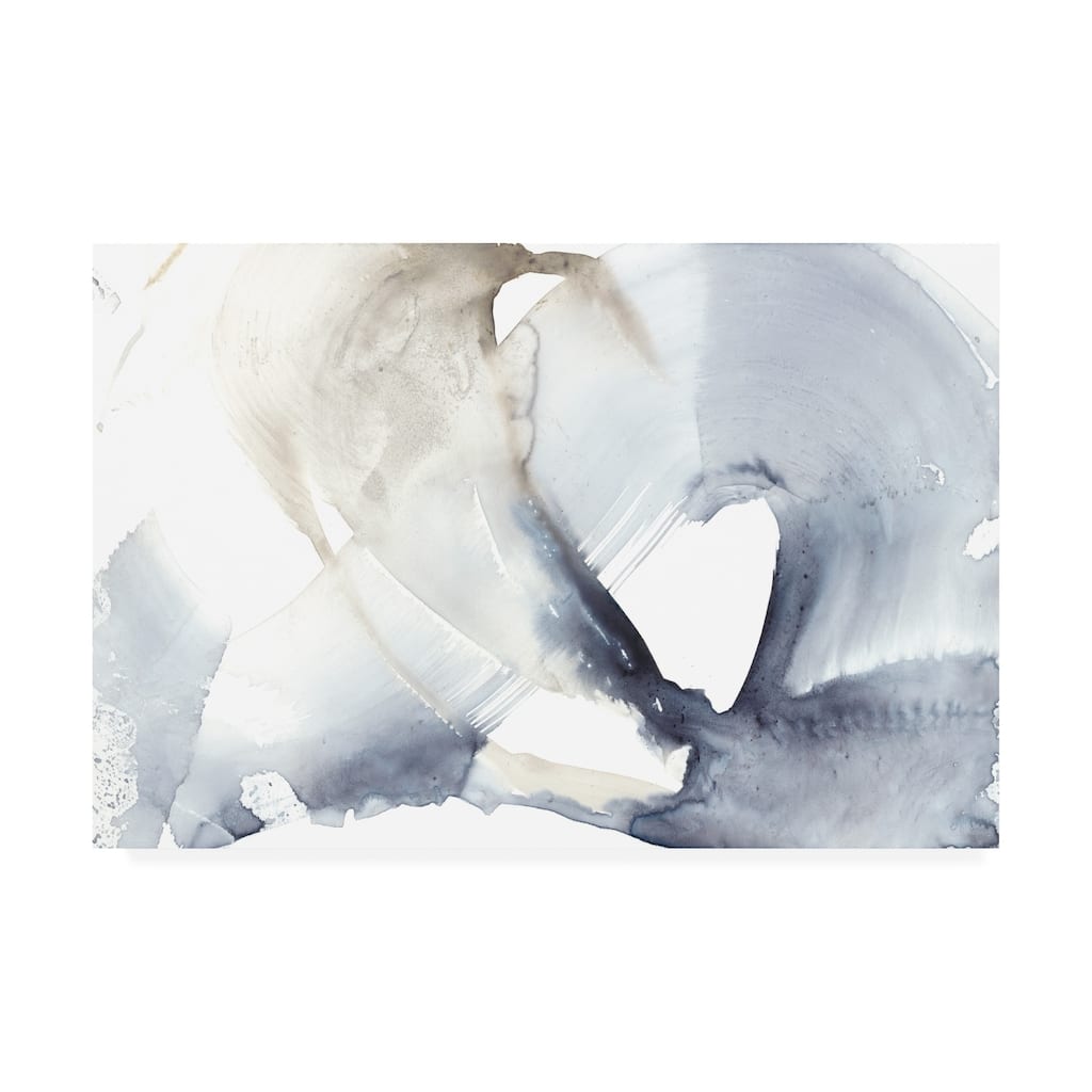 Jennifer Goldberger 'Wave Break II' Canvas Art