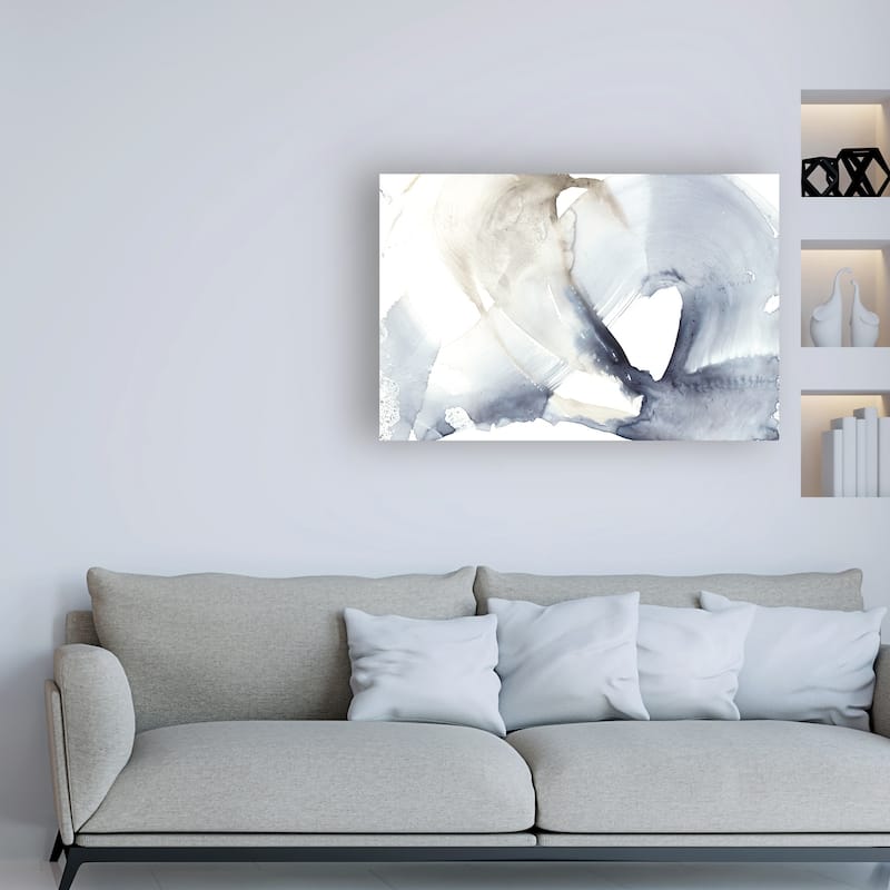 Jennifer Goldberger 'Wave Break II' Canvas Art