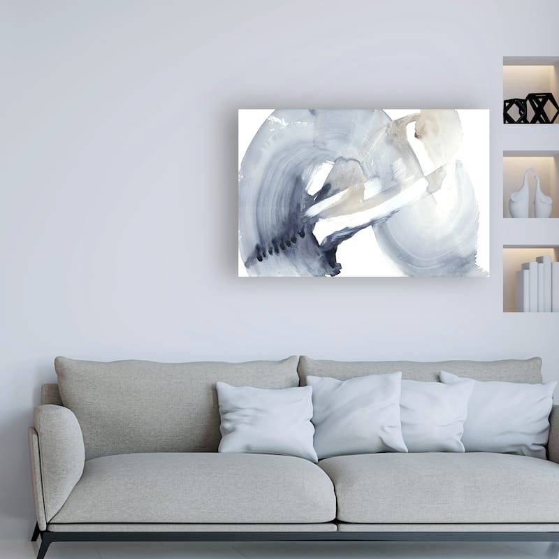 Jennifer Goldberger 'Wave Break I' Canvas Art