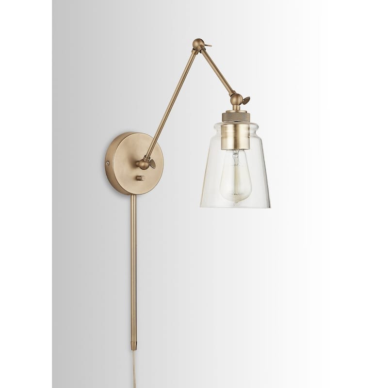 Profile 1-light Aged Brass Wall Sconce