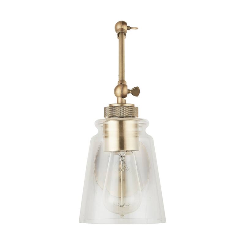 Profile 1-light Aged Brass Wall Sconce