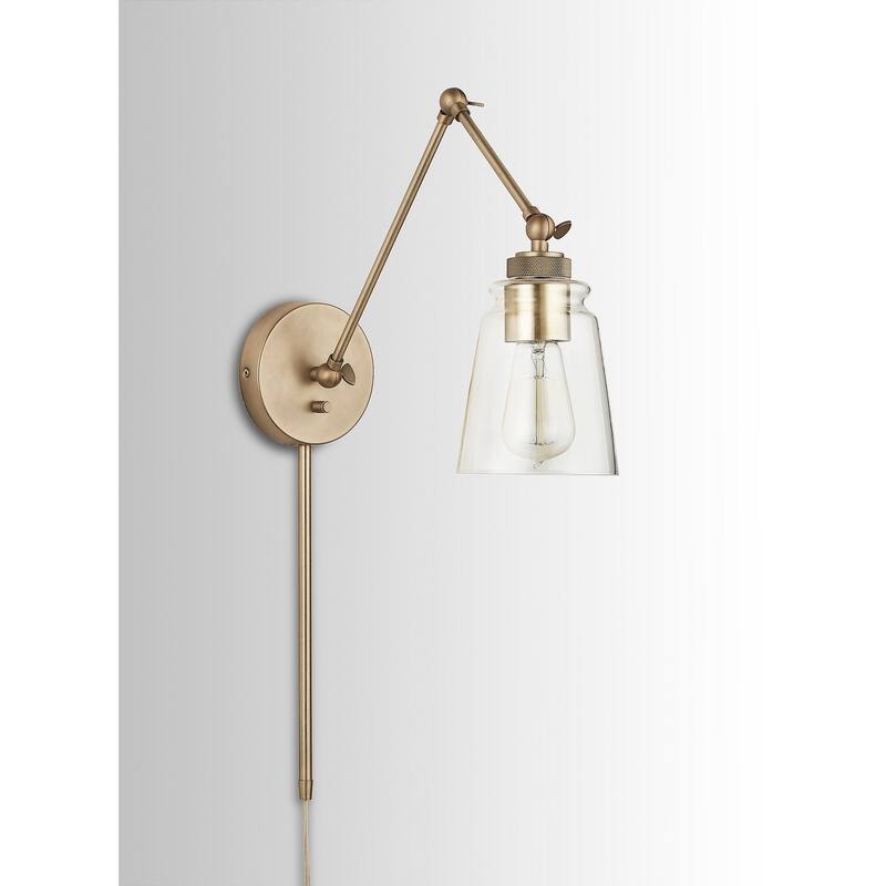 Profile 1-light Aged Brass Wall Sconce