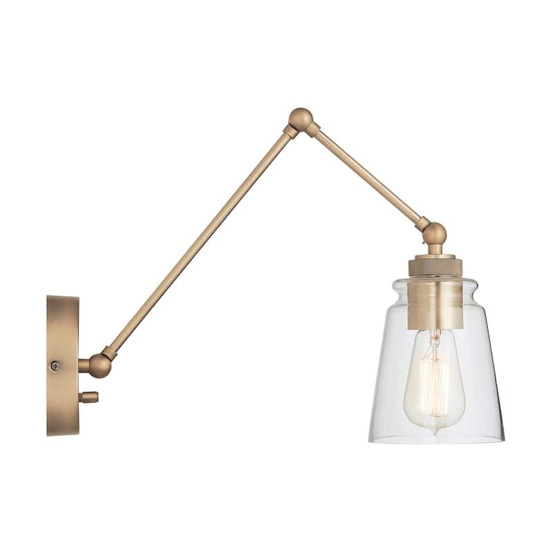 Profile 1-light Aged Brass Wall Sconce