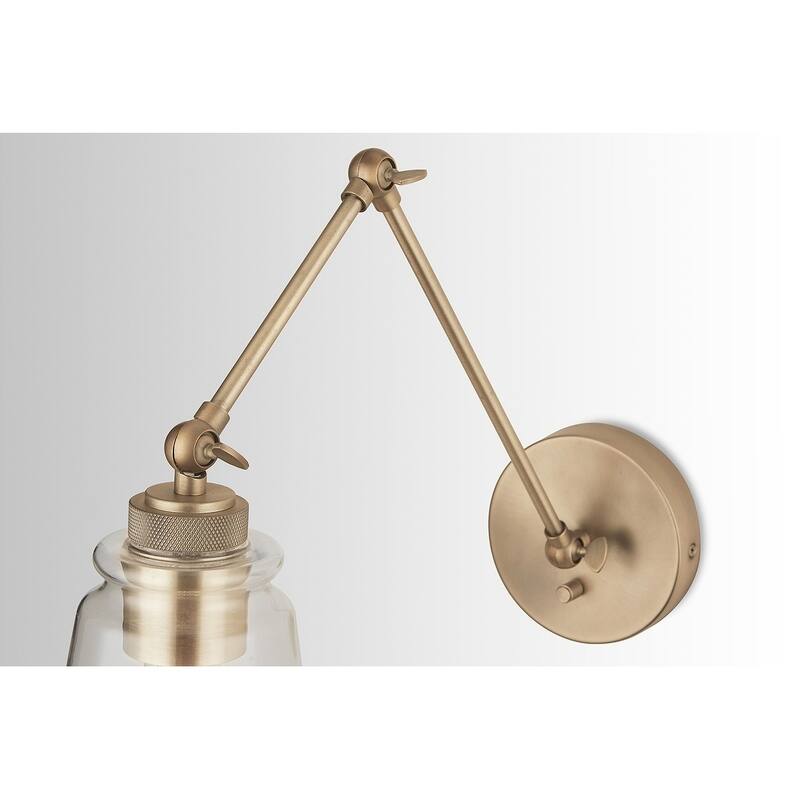 Profile 1-light Aged Brass Wall Sconce