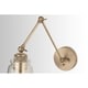 preview thumbnail 5 of 8, Profile 1-light Aged Brass Wall Sconce