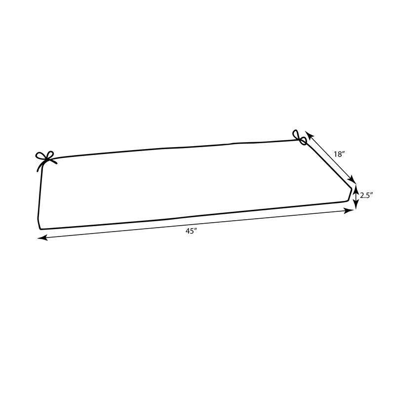 St. Lucia Stripe Bench Cushion Bed Bath & Beyond 27201896