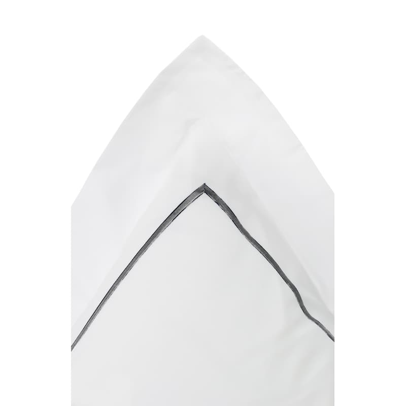 300 Thread Count Cotton Percale Single Marrow Embroidered Sham Cover Set