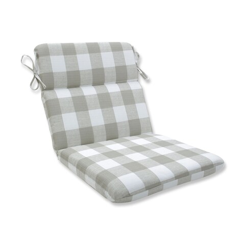 Boulder Bay Buffalo Check Rounded Corners Chair Cushion by Havenside Home