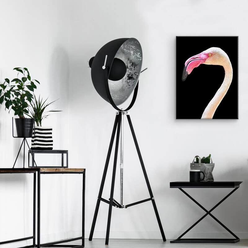 Masterpiece Art Gallery Flamingo Portrait By Mathew Schwartz Canvas Art Print