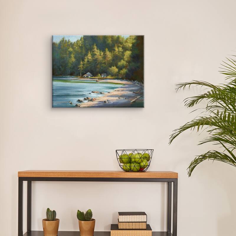 Masterpiece Art Gallery Hidden Cover Coastal Forest Canvas Art Print