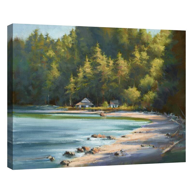 Masterpiece Art Gallery Hidden Cover Coastal Forest Canvas Art Print