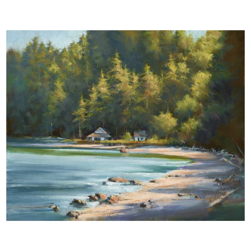 Masterpiece Art Gallery Hidden Cover Coastal Forest Canvas Art Print