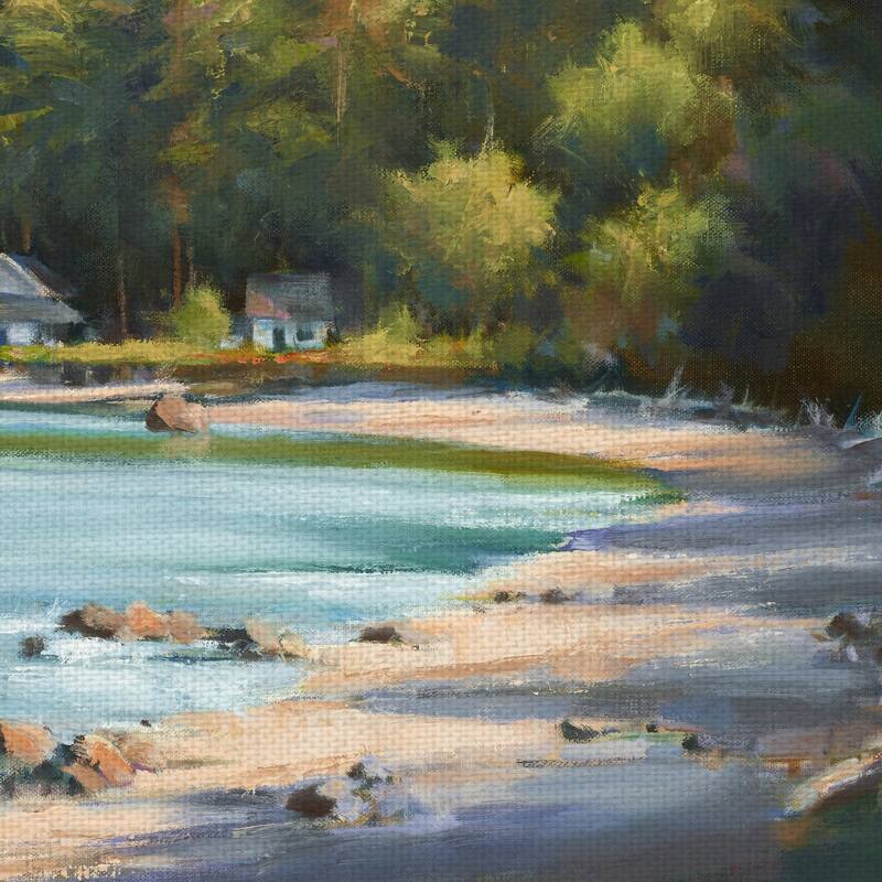 Masterpiece Art Gallery Hidden Cover Coastal Forest Canvas Art Print