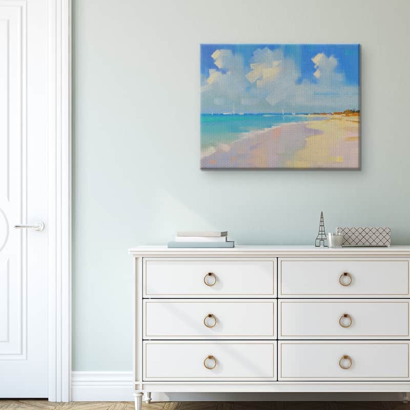 Fine Art canvas Playa 8 Beach View by Alex Hook Krioutchkov Canvas Art Print