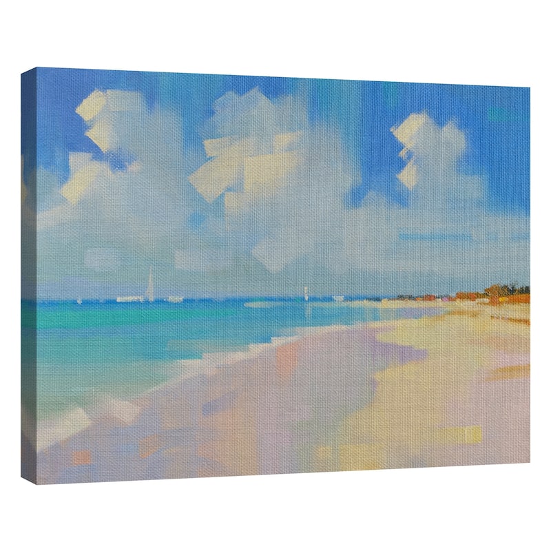 Fine Art canvas Playa 8 Beach View by Alex Hook Krioutchkov Canvas Art Print