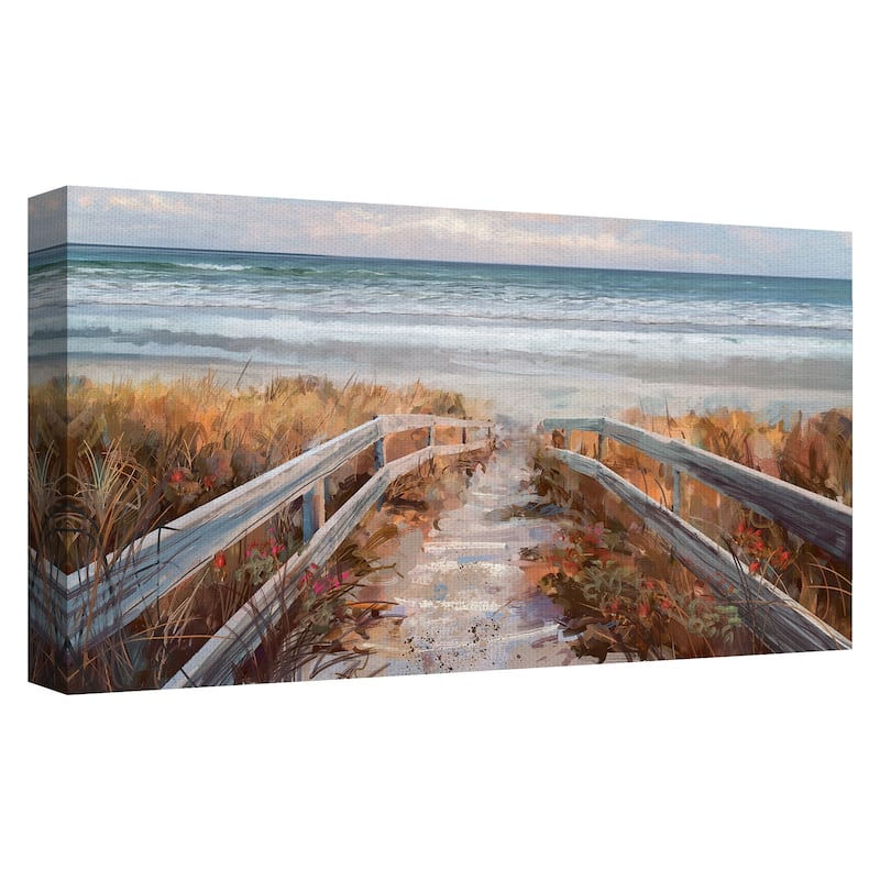 Fine Art canvas Dune Crossing Ocean By Studio Arts Canvas Art Print