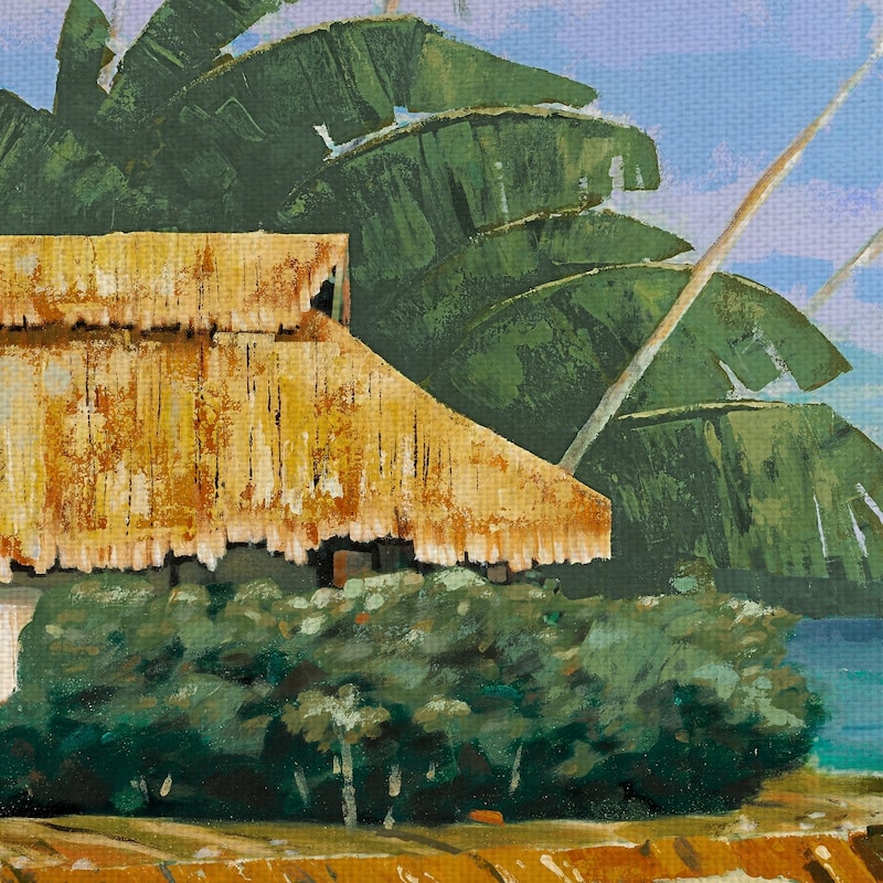 Masterpiece Art Gallery Tropical II Island Canvas Art Print