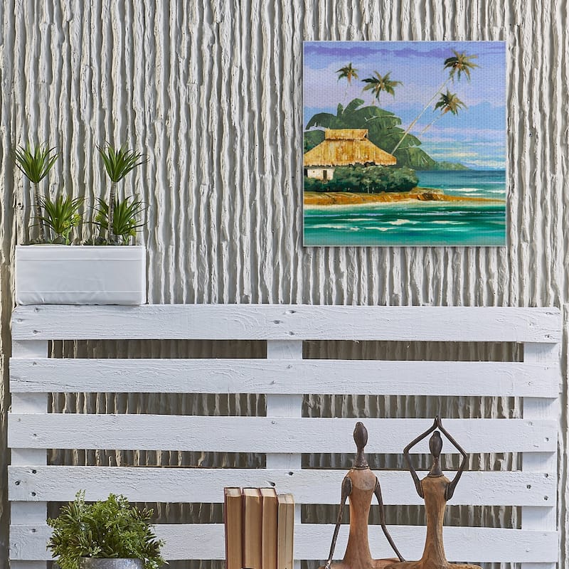 Masterpiece Art Gallery Tropical II Island Canvas Art Print